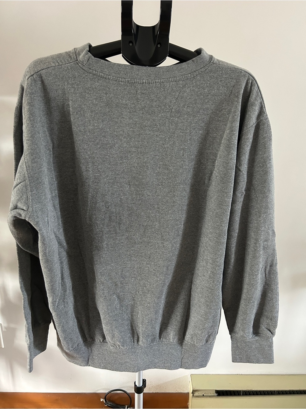 MV Sport Gray Anna Maria College Sweatshirt with White Lettering - Picture 2 of 4